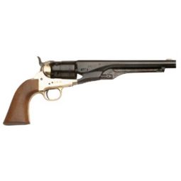 TRADITIONS BP REVOLVER 1860, COLT ARMY 44 CAL 8" BRASS/WAL