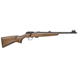 CZ 457 SCOUT 22LR RIFLE, BEECH WOOD STOCK BLUED BARREL