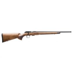 CZ 457 ROYAL 22LR 20.5" BLUED, THREADED BBL CIRCASSIAN WALNUT