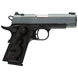 BROWNING 1911-380 BLACK LABEL, 380ACP 3.58"CMP 8RD NTN LGTS