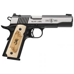 BROWNING 1911-380 BLACK LABEL, 380ACP 4.25"FS 10RD MAPLE