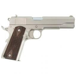 TISAS STAKEOUT 1911 38 SUPER, 5" BBL 9RD WALNUT GRIP NICKEL