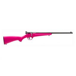 SAVAGE RASCAL YOUTH SINGLESHOT, 22LR ACCU TRIGGER BLUED/PINK