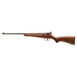 SAVAGE RASCAL YOUTH SINGLESHOT, 22LR LH ACCU TRIG BLUED/HWOOD