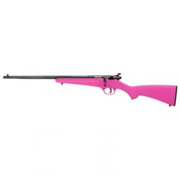 SAVAGE RASCAL YOUTH SINGLESHOT, LH 22LR ACU TRG BLUED/PINK