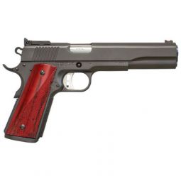 FUSION 1911 LONG SLIDE 10MM, 6" 8RND BLUED/RED COCOBOLLO