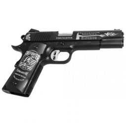 FUSION 1911 REACTION FIRE 9MM, 5" 9RND BLUED/RED COCOBOLLO