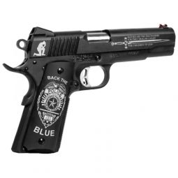 FUSION 1911 REACTION POLICE, 9MM 5" 9RND BLACK/BLACK GRIPS