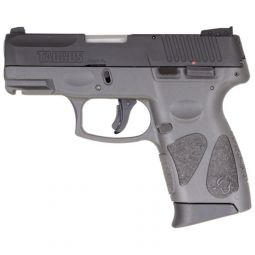 TAURUS G2C 9MM 12-SHOT 3-DOT, ADJ. MATTE GRAY FRAME BLK SLD