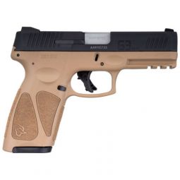 TAURUS G3 9MM 15-SHOT 3-DOT, ADJ. TAN/BLACK POLYMER