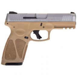 TAURUS G3 9MM 17-SHOT 3-DOT, ADJ. TAN/STAINLESS POLYMER