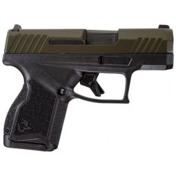 TAURUS GX4 9MM 11-SHOT, MATTE BLACK/GREEN POLYMER