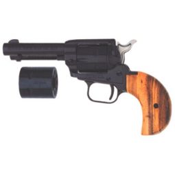 HERITAGE 22LR/WMR COMBO 3.5", BLUED BIRDSHEAD COCOBOLO GRIPS