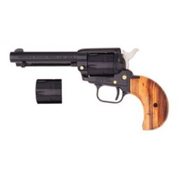 HERITAGE 22LR/WMR COMBO 4.75", BLUED COCOBOLO BIRDSHEAD GRIPS