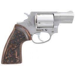 TAURUS 605 357MAG 2" FS, 5-SHOT STAINLESS WALNUT GRIP