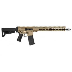 CMMG RIFLE DISSENT MK4 300AAC, 16" 30RD SL-K ADJ STOCK TAN