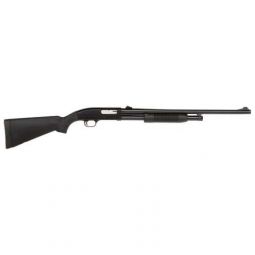 MAVERICK 88 12GA SLUG GUN, 24"RS CYLINDER BLACK MATTE SYN