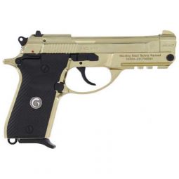 GIRSAN MC14T SOLUTION 380ACP, GOLD W/ G10 GRIP TIPUP 13RD