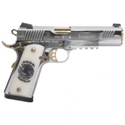 GIRSAN MC1911S LIBERADORE II, 45ACP CHROME/GOLD ENGRAVED 8RD