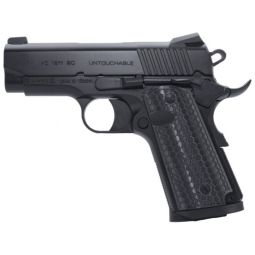 GIRSAN MC1911 UNTOUCHABLE, 45ACP OFFICER G10 6RD BLACK