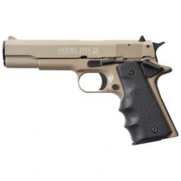 CHIAPPA 1911-22 22LR 5" FS, 10RD TAN/RUBBER