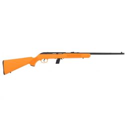 SAVAGE 64F 22LR 21" BBL, BLUED/ORANGE SYNTHETIC