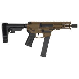 CMMG PISTOL BANSHEE MKG 45ACP, 5" 13RD W/ RIP BRACE BRONZE