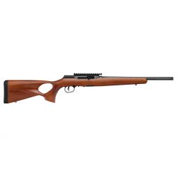 SAVAGE A22 TIMBER THUMBHOLE, 22LR 18" 10RD BLUED/WOOD