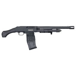 MOSSBERG 590M STANDOFF 12GA, 14.375" 10RD 2.75" BLUE/SYN