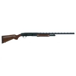 MOSSBERG 500 RETROGRADE 12GA, 3" 28" BEAD SIGHT WALNUT