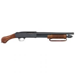 MOSSBERG 590 NIGHTSTICK 20GA, 3" 6RD 14.375" BLUED/WALNUT