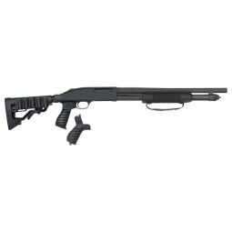 MOSSBERG 590 TACTICAL 12GA 3", 18.5" ADJ STOCK BLUED/SYN