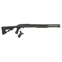 MOSSBERG 590 TACTICAL 12GA 3", 9RD 20" ADJ STOCK BLUED/SYN