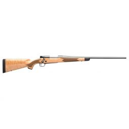 WINCHESTER MODEL 70 SUPER, GRADE MAPLE 6.5CM 22" BLUED