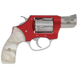 CHARTER ARMS CHIC LADY 38SPL, 2" RED FR/SS BBL PEARLITE GRIP