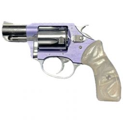 CHARTER ARMS CHIC LADY 38SPL, 2" LAVENDER/HIGH POLISH W/CAS