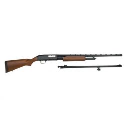 MOSSBERG 500 COMBO 20GA 3" 26", VR/24"RIFLED BLUED/HARDWOOD