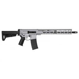 CMMG RIFLE DISSENT MK4 5.56MM, 16" 30RD SL-K ADJ STK TITANIUM