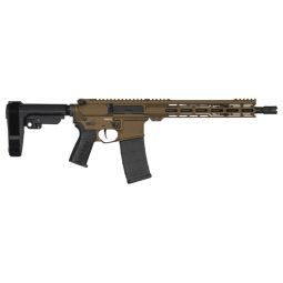 CMMG PISTOL BANSHEE MK4 5.56MM, 12.5" 30RD W/RIP BRACE BRONZE