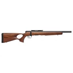 SAVAGE B22 TIMBER THUMBHOLE, 22WMR 18" 10RD BLUED/WOOD