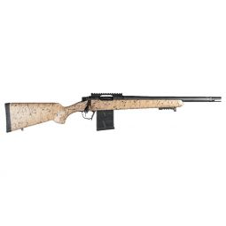 CHRISTENSEN RIDGELINE SCOUT, 223 REM 16" TB BLACK/TAN-BLK