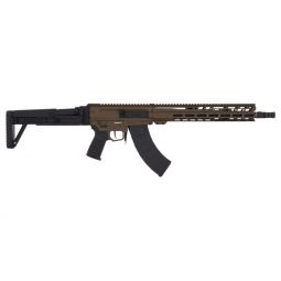 CMMG RIFLE DISSENT MK47 7.62x, 39 14.3" 30RD FOLDING STK BRNZ