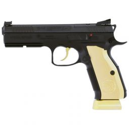 CZ SHADOW 2 GOLD DIGGER OR 9MM, FS 19 SHOT NITRIDE GOLD GRIP