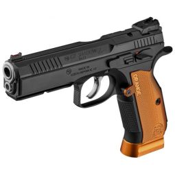 CZ SHADOW 2 ORANGE OR 9MM 17RD, MAG BLACK POLYCOAT STEEL FRAME