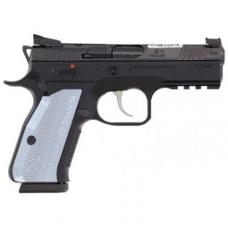 CZ SHADOW 2 COMPACT OR 9MM FS, 15-SHOT BLK NITRIDE GREY GRIP