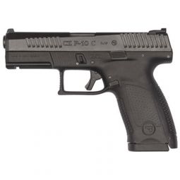 CZ P-10 C 9MM FS 15-SHOT, REVERSIBLE MAG CATCH BLACK