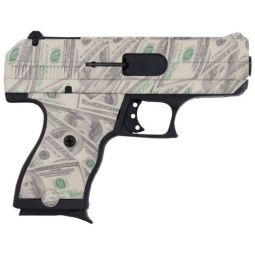 HI-POINT PISTOL C9 9MM COMPACT, 3.5" 8SH $100 BILL PATTERN