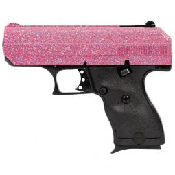 HI-POINT PISTOL C9 9MM COMPACT, 3.5" 8SH PINK SPARKLE SLIDE