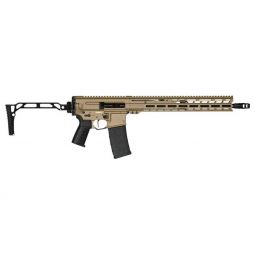 CMMG RIFLE DISSENT MK4 9MM 16", RDB/9ARC FOLDING STOCK TAN