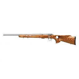 SAVAGE 93R17-BTVLSS 17HMR LH, 21"HB ACU-TGR SS/BR LAM T-HOLE